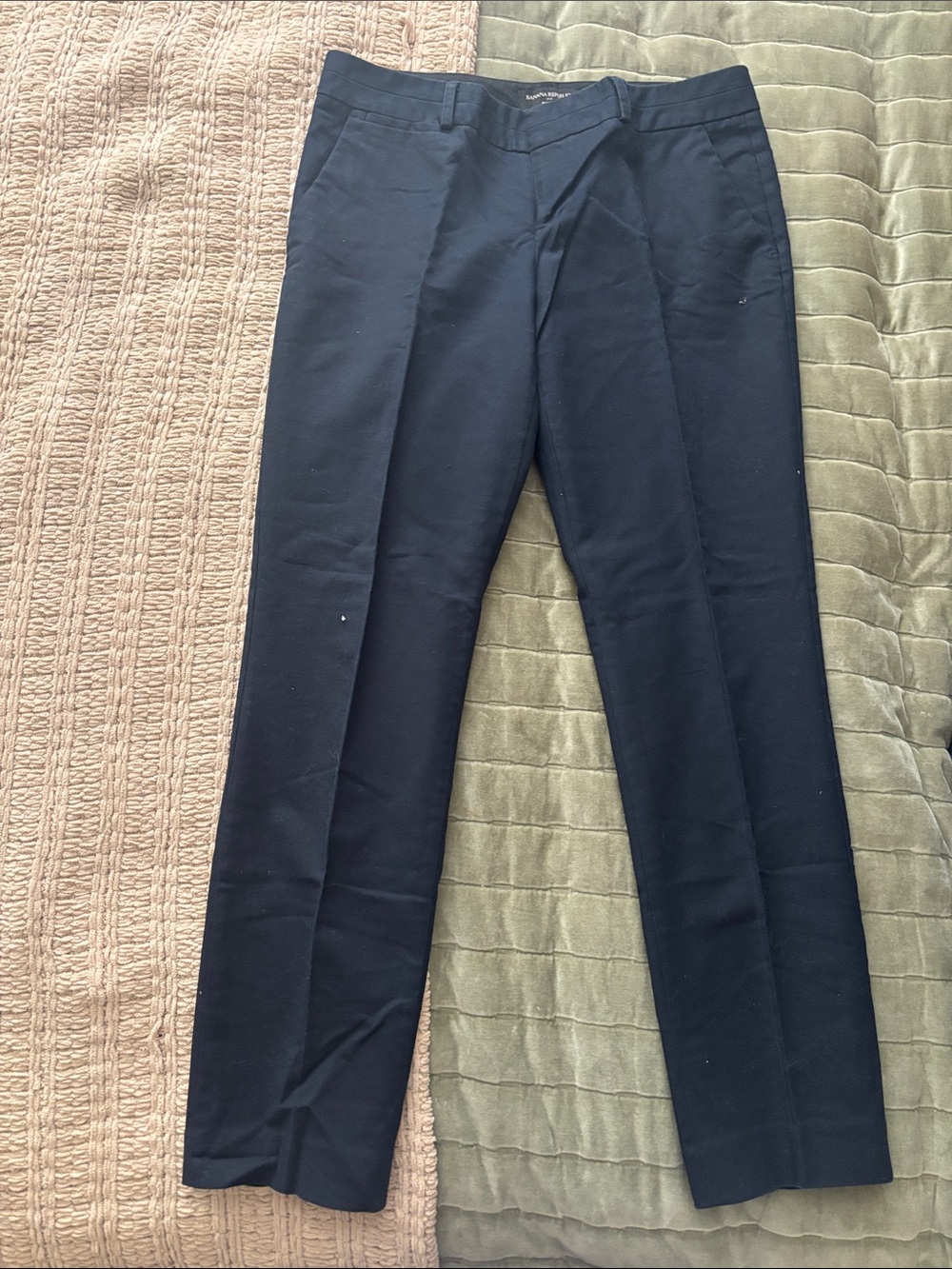 Women’s Navy Dress Pants - Classic Straight Fit